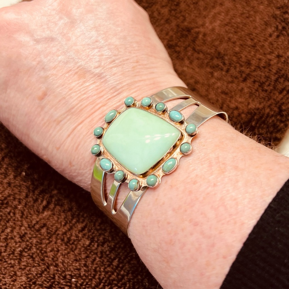 Jay King Turquoise and Opal Cuff
